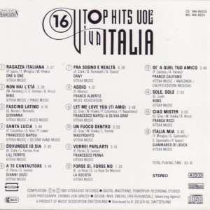 Viva Italia 16 Top Hits Vol.1 B